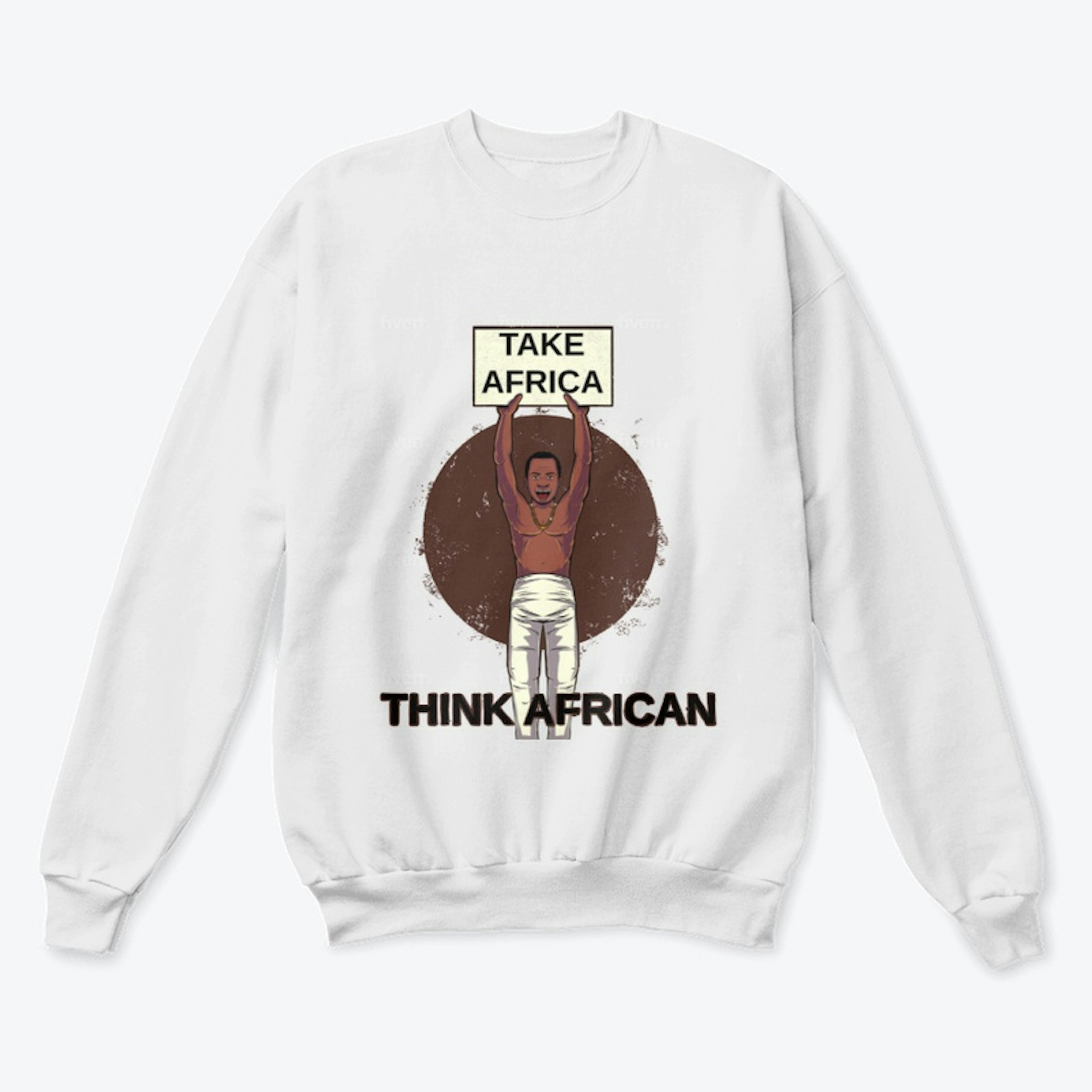 "THINK AFRICAN" LONG SLEEVE TEE